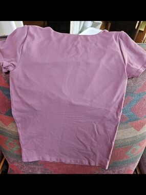Free People Intimately Logo Tee in Dusty Rose Small